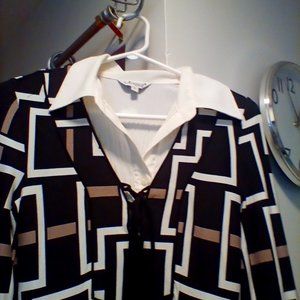 Black and white dress